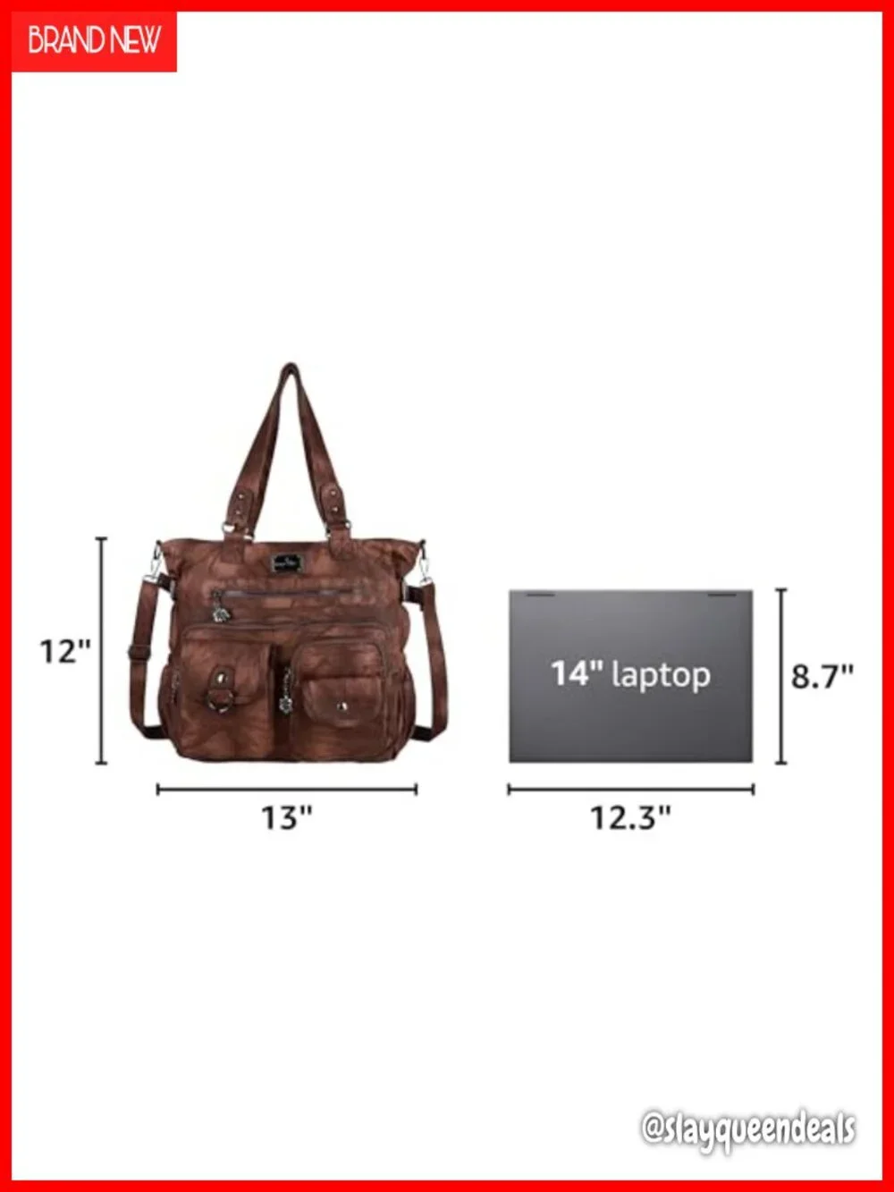 Large PU Leather Hobo Bag for Women Soft Waterproof Shoulder Crossbody Purse